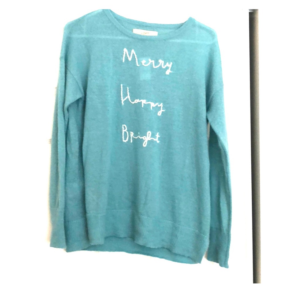 Blue Holiday sweater